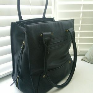 Target black tote purse bag